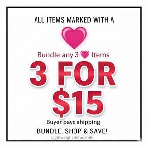 💗 HOW THE 3 FOR $15 BUNDLE WORKS 💗
